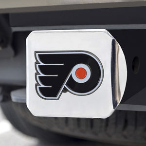 Philadelphia Flyers Color Emblem On Black Hitch Cover