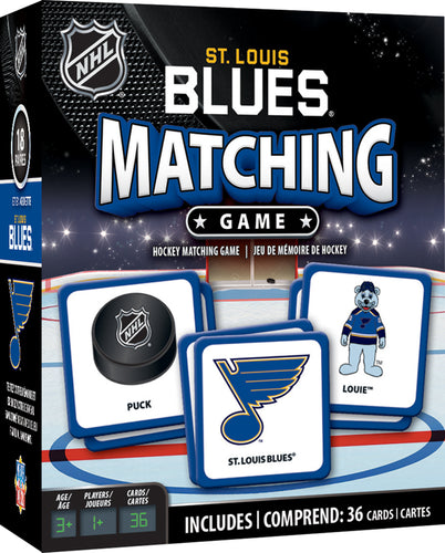 St. Louis Blues Card Matching Game