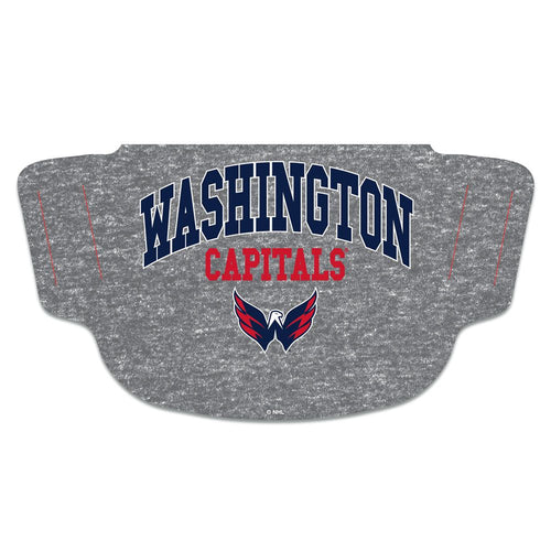 Washington Capitals Gray Fan Mask Adult Face Covering