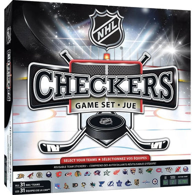 NHL Hockey League Checkers Game