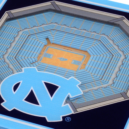 North Carolina Tar Heels 3D StadiumViews Coaster Set
