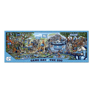 North Carolina Tar Heels Game Day At The Zoo 500 Piece Puzzle