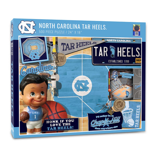 North Carolina Tar Heels Retro Series Puzzle