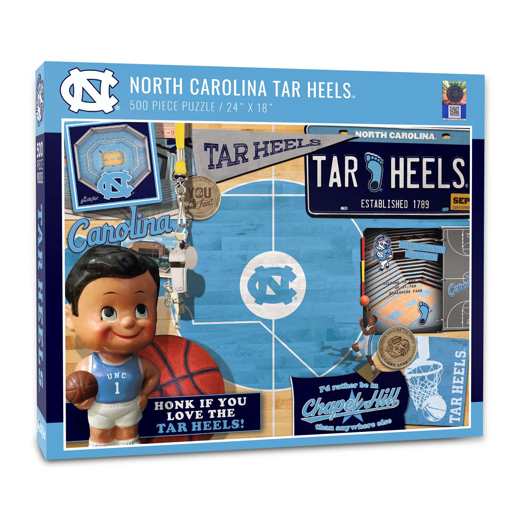 North Carolina Tar Heels Retro Series Puzzle