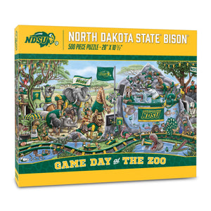 North Dakota State Bison Game Day At The Zoo 500 Piece Puzzle