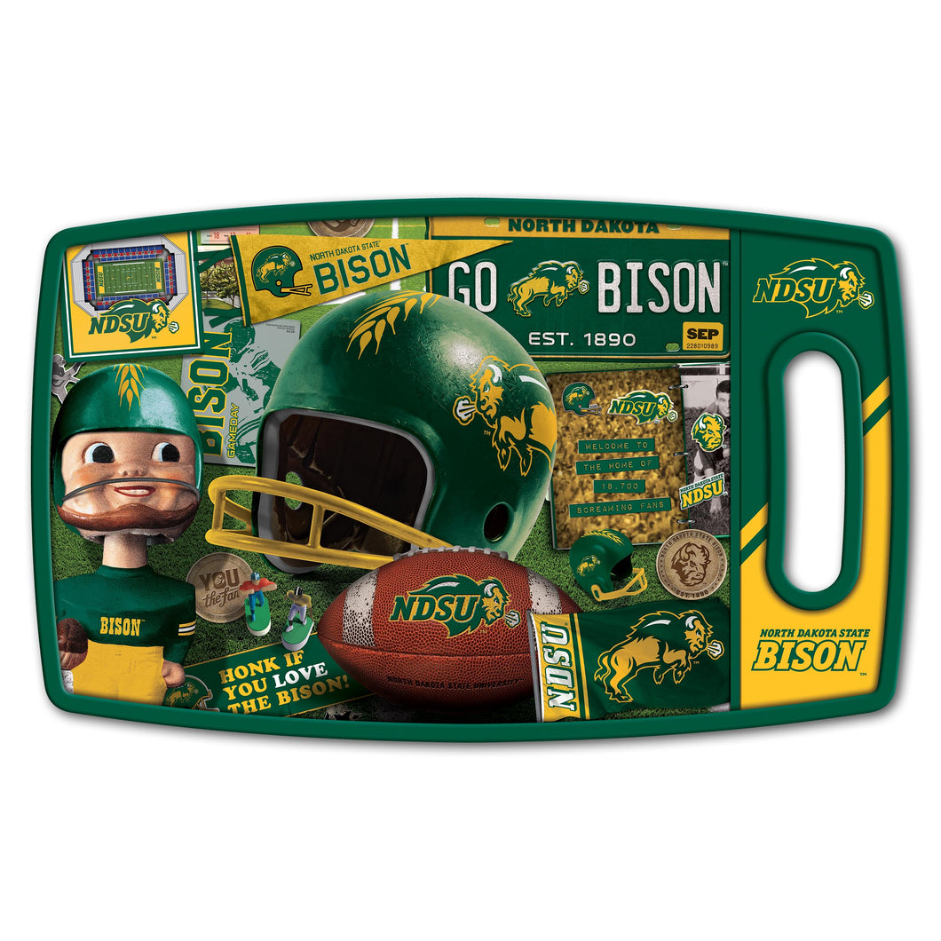 North Dakota State Bison Retro Series Cutting Board
