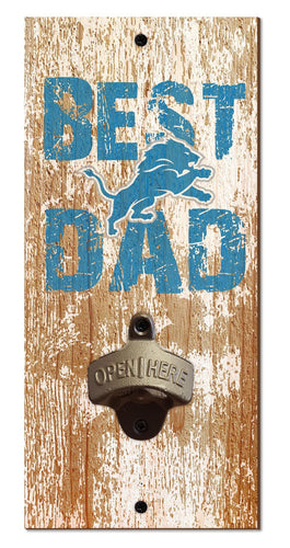 Detroit Lions Best Dad Bottle Opener