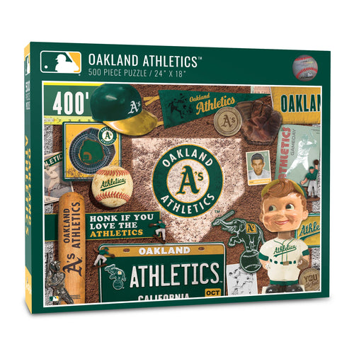 Oakland Athletics Retro Series Puzzle