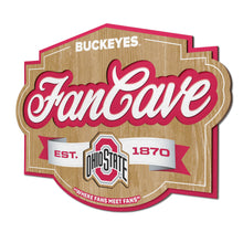 Ohio State Buckeyes 3D Fan Cave Wood Sign