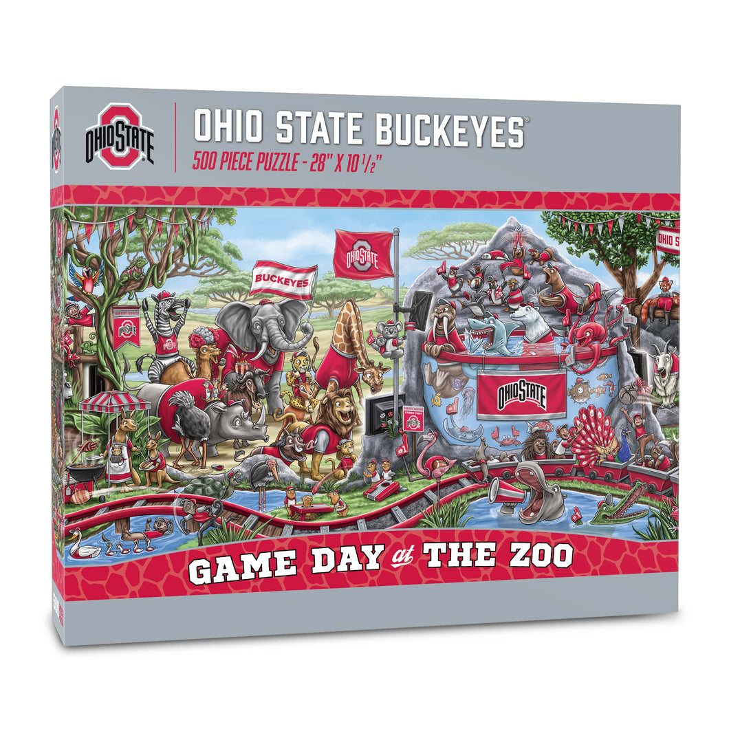 Ohio State Buckeyes Game Day At The Zoo 500 Piece Puzzle