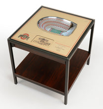 Ohio State Buckeyes 25 Layer Lighted StadiumView End Table