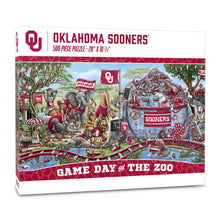 Oklahoma Sooners Game Day At The Zoo 500 Piece Puzzle
