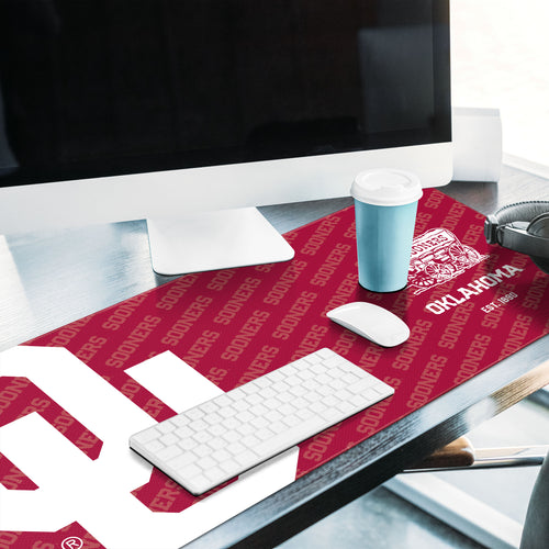 Oklahoma Sooners Logo Series Desk Pad