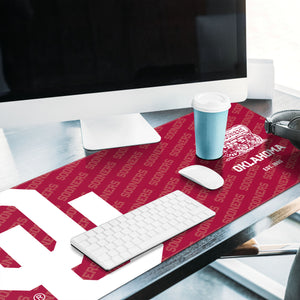 Oklahoma Sooners Logo Series Desk Pad