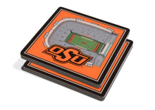Oklahoma State Cowboys 3D StadiumViews Coaster Set