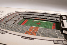 Oklahoma State Cowboys Football 5 Layer 3D Stadiumview Wall Art