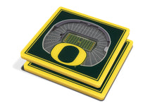 Oregon Ducks 3D StadiumViews Coaster Set