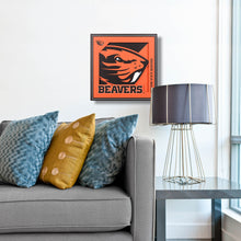 Oregon State Beavers 3D Logo Series Wall Art - 12"x12"