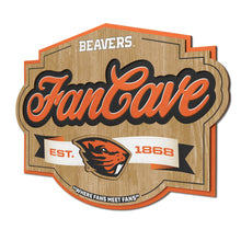Oregon State Beavers 3D Fan Cave Wood Sign