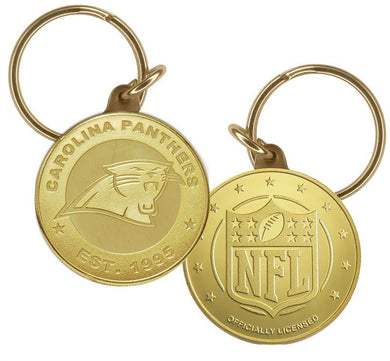 Carolina Panthers Bronze Keychain