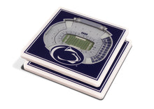 Penn State Nittany Lions 3D StadiumViews Coaster Set
