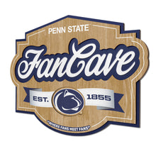 Penn State Nittany Lions 3D Fan Cave Wood Sign