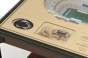Penn State Nittany Lions 25 Layer Lighted StadiumView End Table
