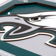 Philadelphia Eagles 3D Logo Series Wall Art - 12"x12"