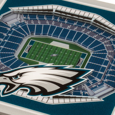 Philadelphia Eagles 3D StadiumViews Coaster Set