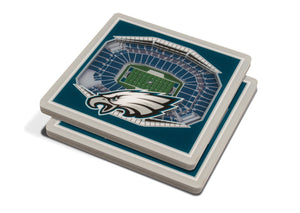 Philadelphia Eagles 3D StadiumViews Coaster Set