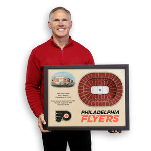 Philadelphia Flyers 25-Layer StadiumViews 3D Wall Art - Wells Fargo Center