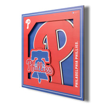 Philadelphia Phillies 3D Logo Series Wall Art - 12"x12"