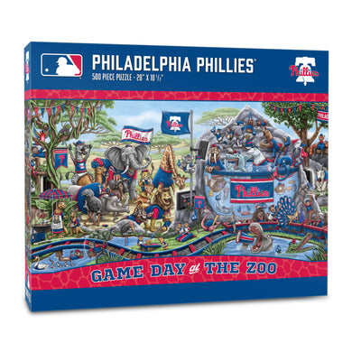 Philadelphia Phillies Game Day At The Zoo 500 Piece Puzzle