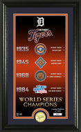 Detroit Tigers Legacy Bronze Coin Photo Mint