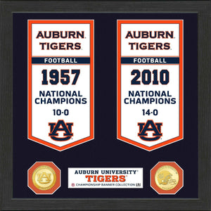 Auburn Tigers National Champions Banner Collection Photo Mint