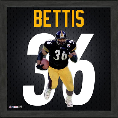 Jerome Bettis Pittsburgh Steelers Impact Jersey Frame