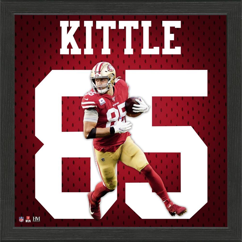 George Kittle San Francisco 49ers Impact Jersey Frame – Sports Fanz