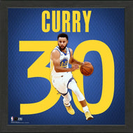Stephen Curry Golden State Warriors Impact Jersey Framed Photo