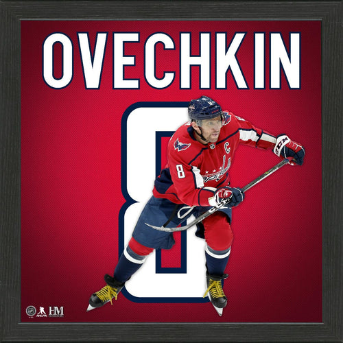 Alex Ovechkin Washington Capitals Impact Jersey Frame