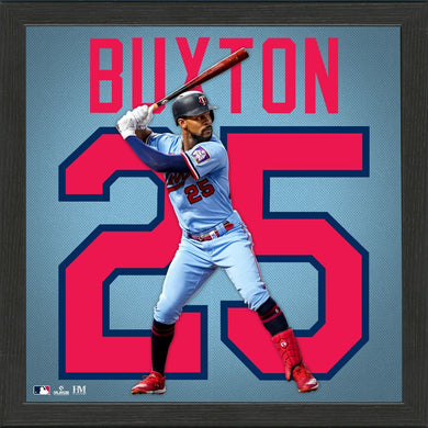 Byron Buxton Minnesota Twins Impact Jersey Framed Photo