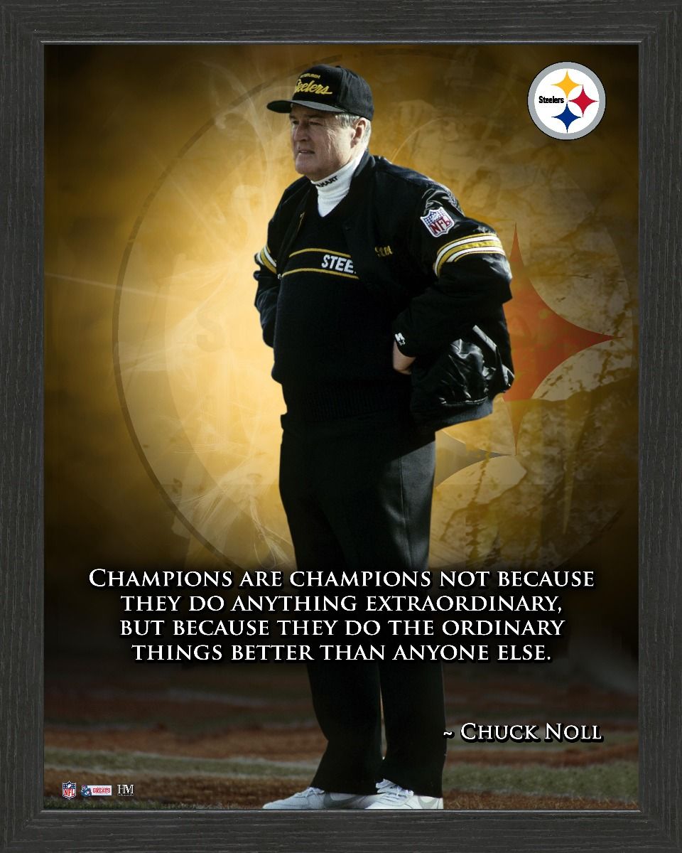 Chuck Noll Pittsburgh Steelers Inspiration Frame