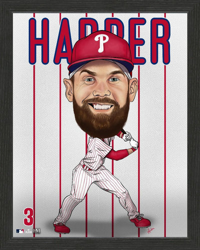 Bryce Harper Philadelphia Phillies Framed Dynamo