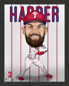 Bryce Harper Philadelphia Phillies Framed Dynamo