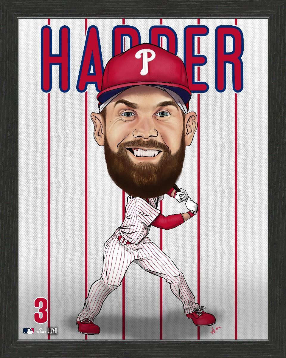 Bryce Harper Philadelphia Phillies Framed Dynamo