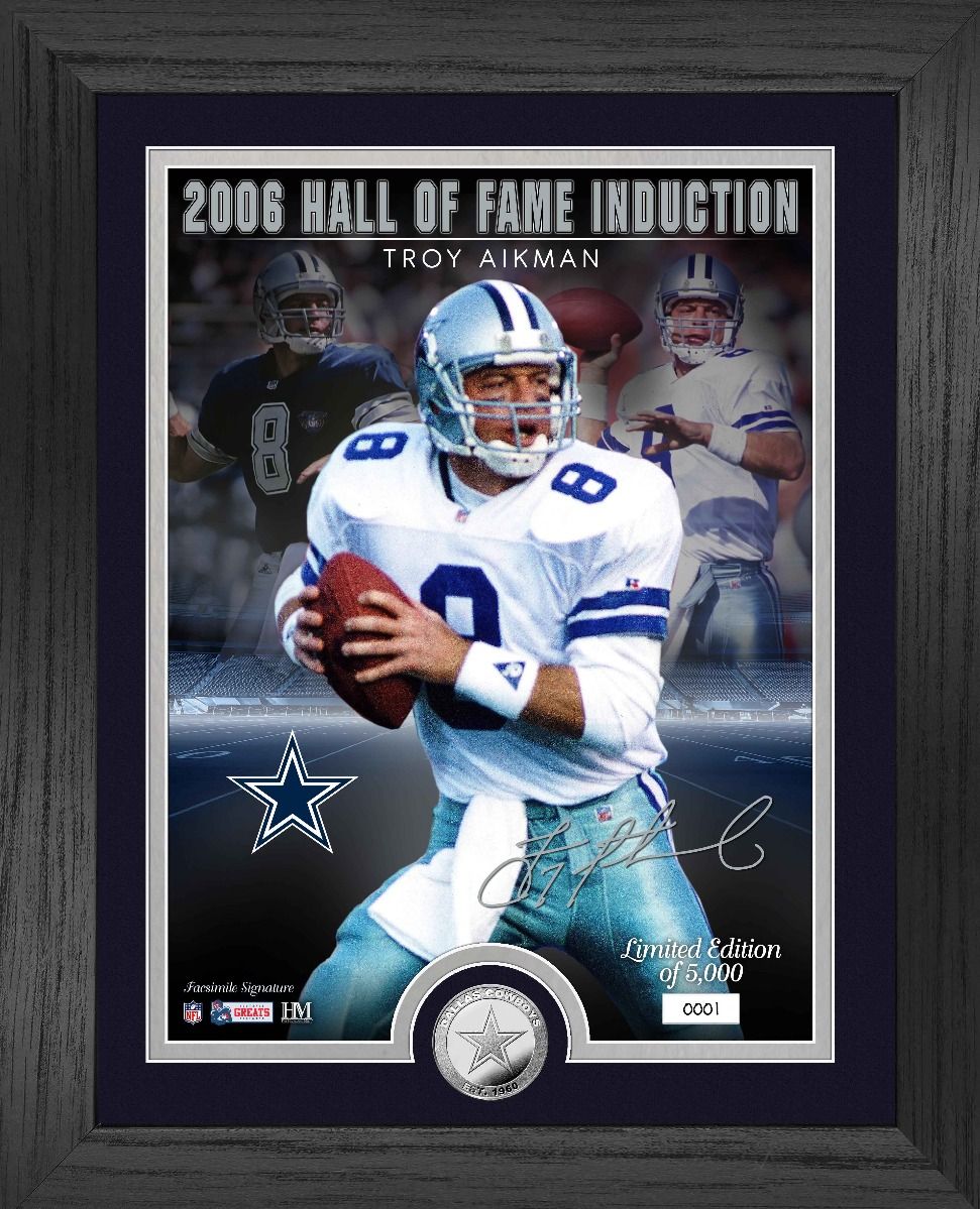 Troy Aikman Dallas Cowboys 2006 Pro Football Hall Of Fame