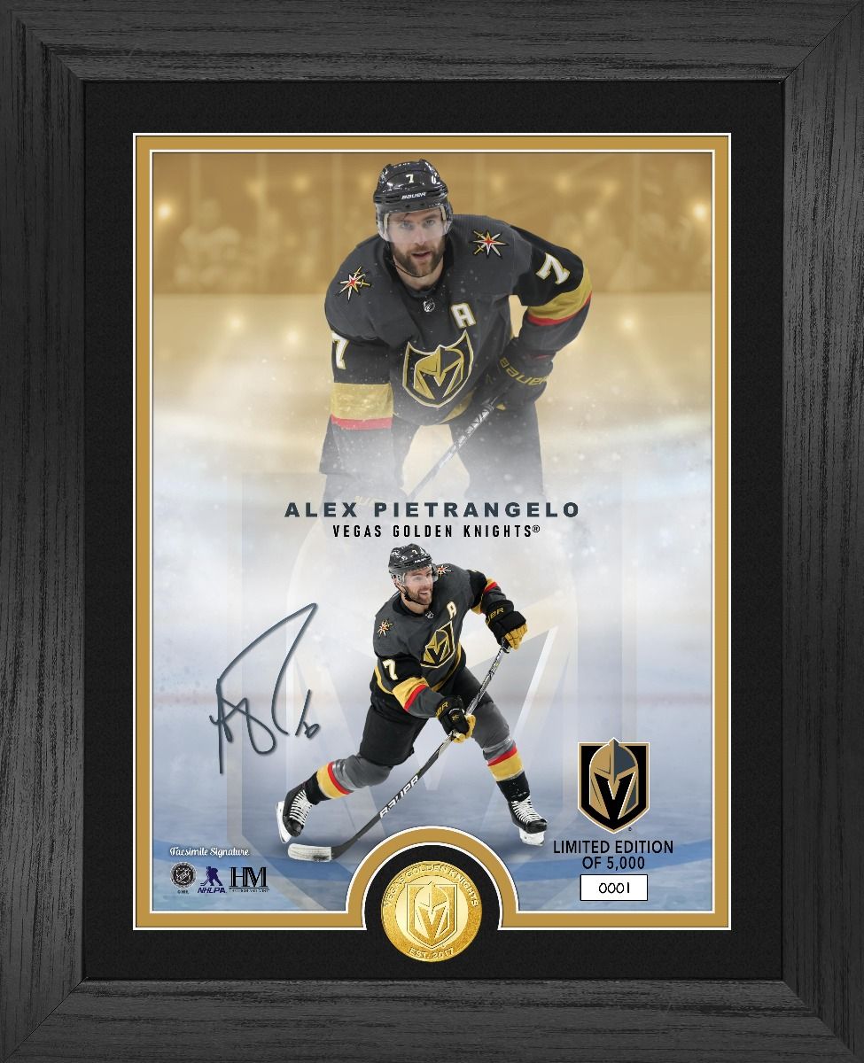 Alex Pietrangelo Vegas Golden Knights Legends Bronze Coin Photo Mint