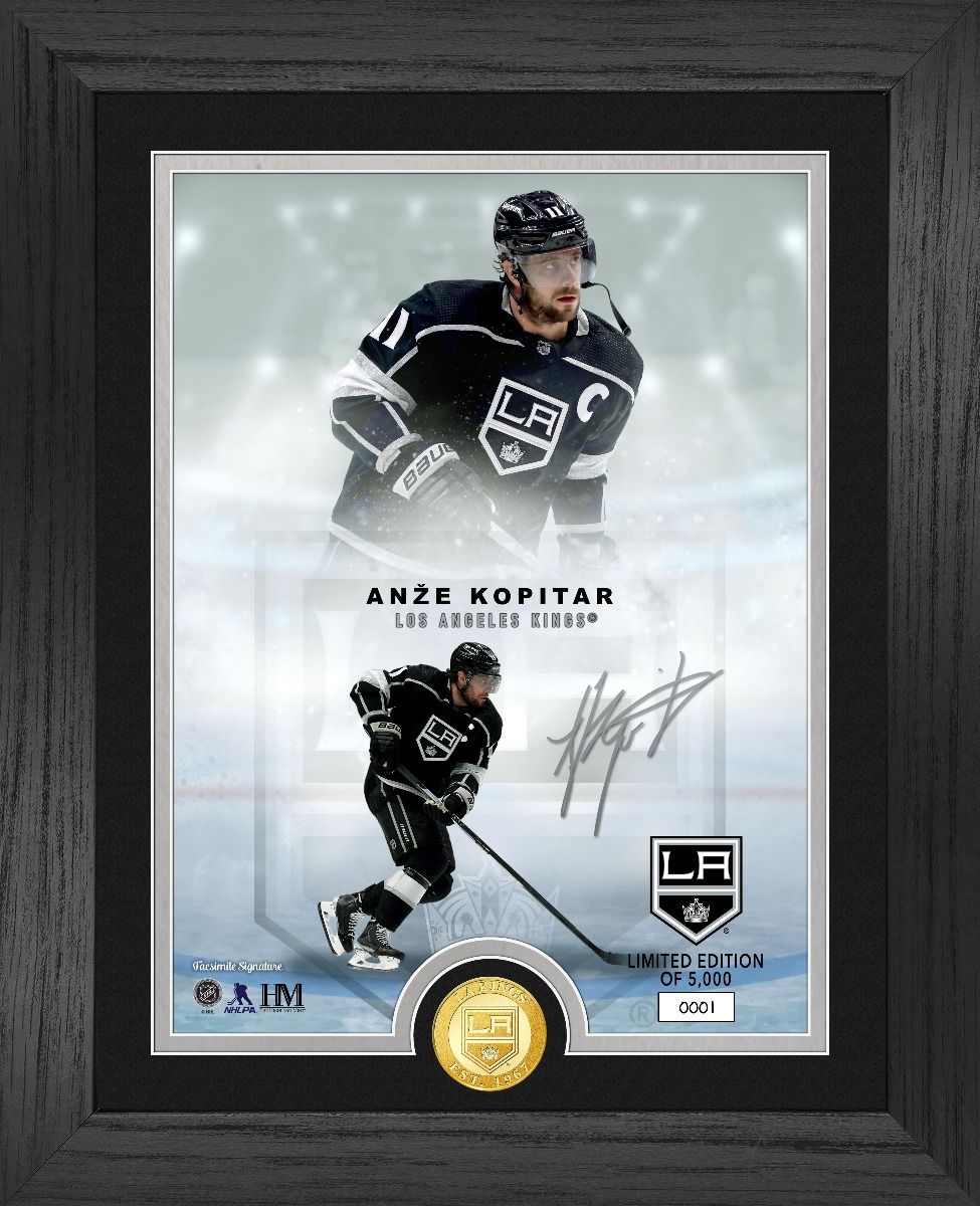 Anze Kopitar Los Angeles Kings Legends Bronze Coin Photo Mint