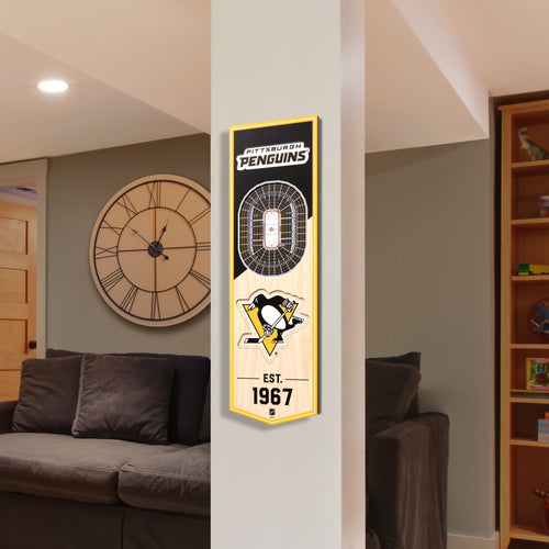 Pittsburgh Penguins PPG Paints Arena 3D Stadium Banner 