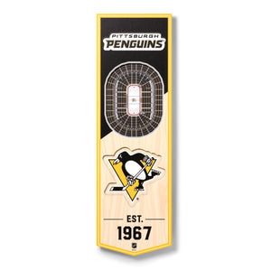 Pittsburgh Penguins PPG Paints Arena 3D Stadium Banner 