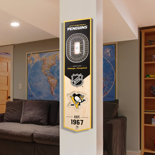 Pittsburgh Penguins PPG Paints Arena 3D Stadium Banner